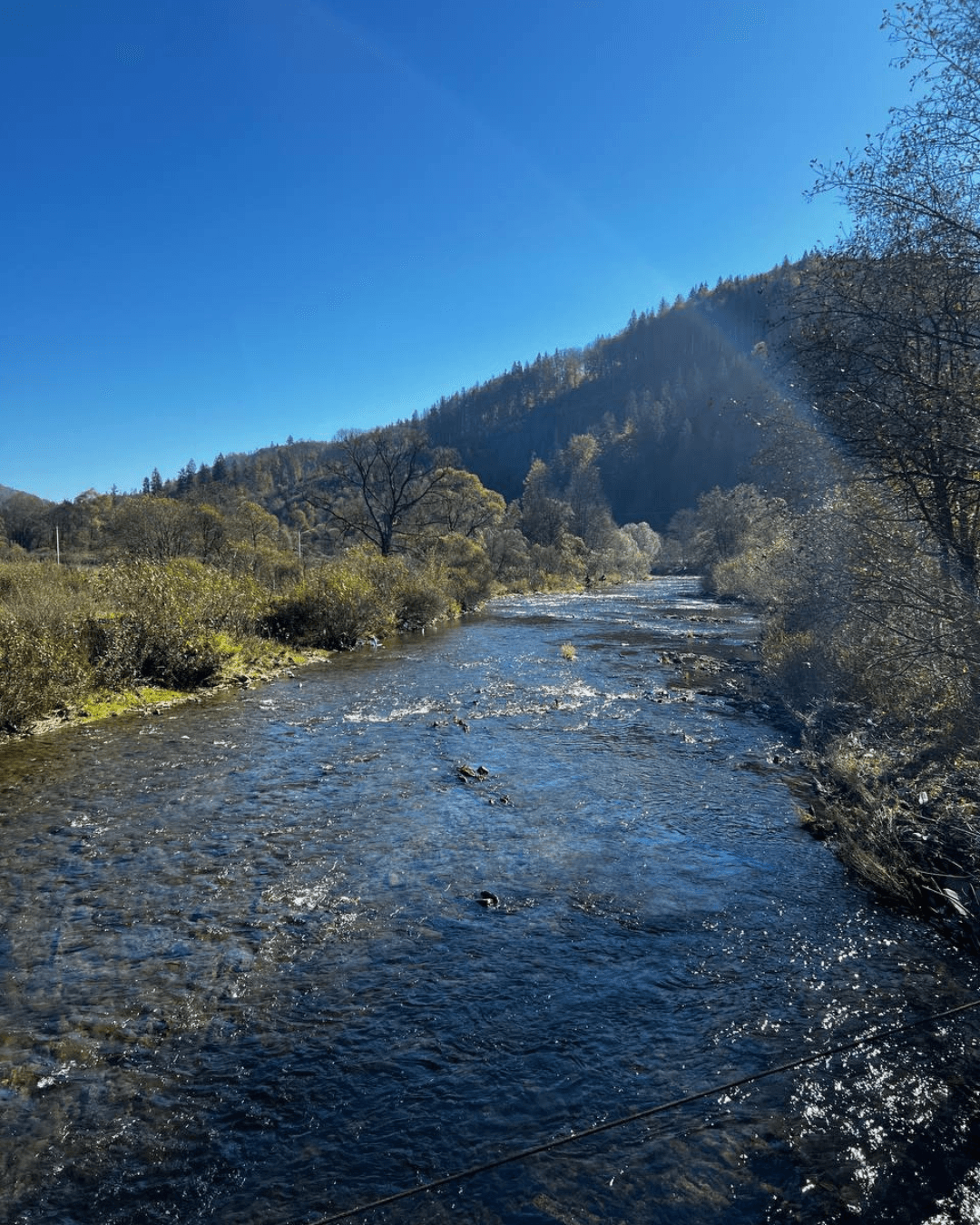 Мальовнича дорога до котеджу в осінньому Пилипці