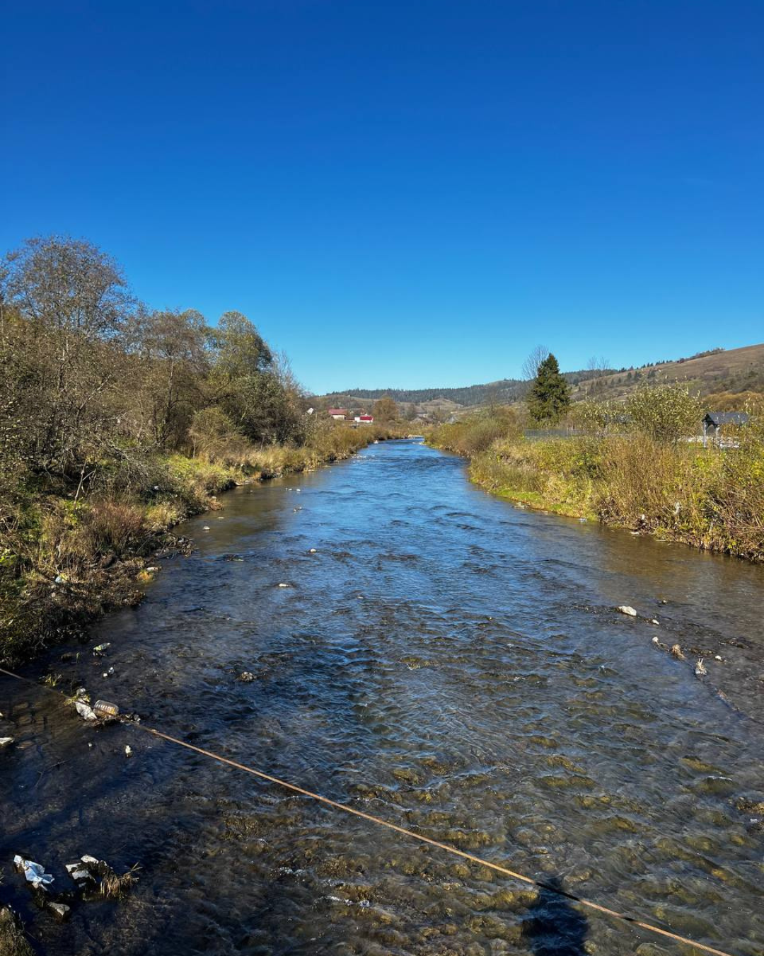 Краєвид на Боржавський хребет в осінніх барвах